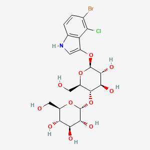 molecular formula C20H25BrClNO11 B1384706 5-溴-4-氯-3-吲哚基 |A-D-纤维二糖苷 CAS No. 207595-15-1