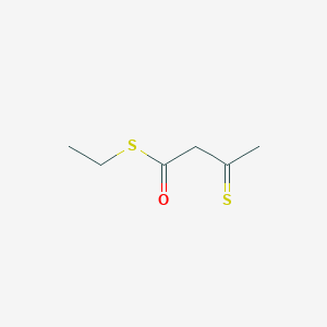 molecular formula C6H10OS2 B13847079 S-Ethyl 3-thioxobutanethioate 