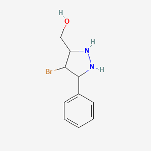 molecular formula C10H13BrN2O B1384710 (4-Bromo-3-phenyl-1H-pyrazol-5-yl)methanol CAS No. 1240217-33-7