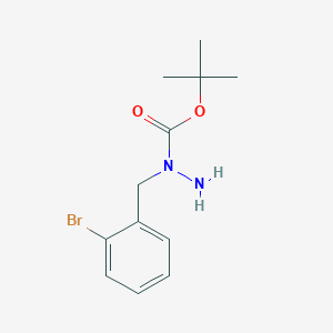 molecular formula C12H17BrN2O2 B1384717 1-Boc-1-(2-bromobenzyl)hydrazine CAS No. 2268038-58-8