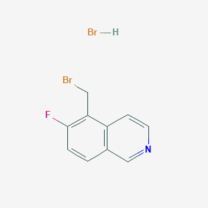 5-(Bromomethyl)-6-fluoroisoquinoline hydrobromide