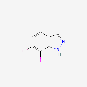 molecular formula C7H4FIN2 B13847286 6-Fluoro-7-iodo-1H-indazole 