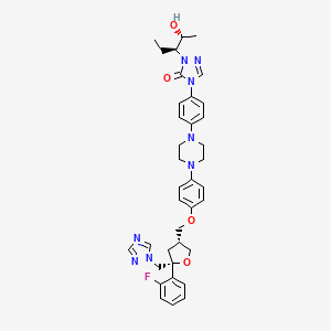 molecular formula C37H43FN8O4 B13847318 4-Desfluoro Posaconazole 