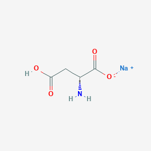 molecular formula C4H6NNaO4 B1384732 Sodium D-aspartic acid CAS No. 10329-81-4