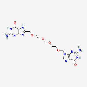 molecular formula C17H22N10O6 B13847321 Acyclovir Formacetal Dimer 