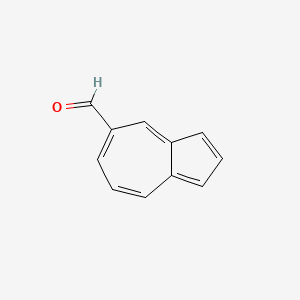 molecular formula C11H8O B13847343 Azulene-5-carbaldehyde CAS No. 528598-37-0