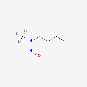 molecular formula C5H12N2O B13847384 Nitrosomethyl-d(sup 3)-n-butylamine CAS No. 75016-36-3