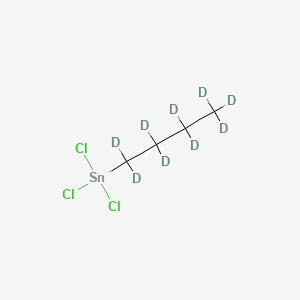 molecular formula C4H9Cl3Sn B13847425 Butyltin-d9 Trichloride 