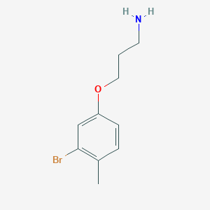 3-(3-Bromo-4-methylphenoxy)propan-1-amine