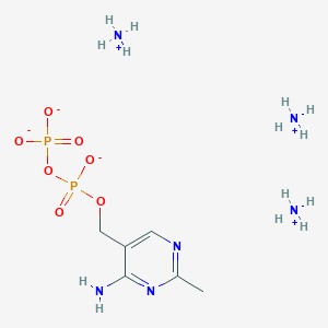 B1384754 Ammonium (4-amino-2-methylpyrimidin-5-yl)methyl diphosphate CAS No. 220491-31-6