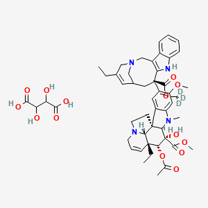 molecular formula C49H60N4O14 B13847578 Vinorelbine-d3 Bitartrate 