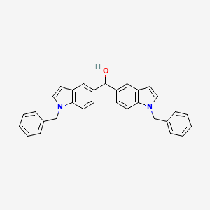 molecular formula C31H26N2O B13847595 Bis(1-Benzyl-1H-indol-5-yl)methanol 