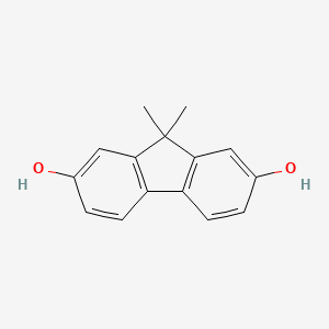 molecular formula C15H14O2 B1384760 9,9-Dimethyl-9H-fluorene-2,7-diol CAS No. 221010-68-0