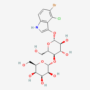 molecular formula C20H25BrClNO11 B1384764 5-Bromo-4-chloro-3-indolyl b-D-lactopyranoside CAS No. 2200269-31-2