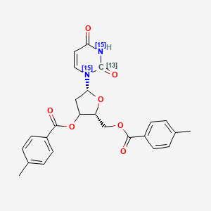 2'-Deoxy-3',5'-di-O-p-toluoyl Uridine-13C,15N2