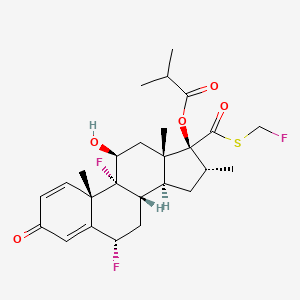 molecular formula C26H33F3O5S B13847700 Fluticasone 21-Isobutyrate 