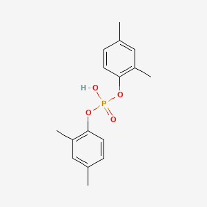 molecular formula C16H19O4P B13847723 bis(2,4-dimethylphenyl) hydrogen phosphate 