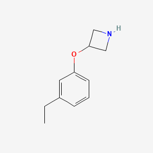 molecular formula C11H15NO B1384775 3-(3-Ethylphenoxy)azetidine CAS No. 1177338-79-2