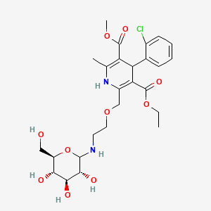 molecular formula C26H35ClN2O10 B13847771 Amlodipine N-Glucose 