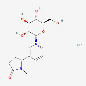 molecular formula C16H23ClN2O6 B13847798 Cotinine-N-D-glucoside Chloride 