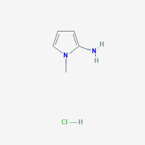 molecular formula C5H9ClN2 B13847829 2-Amino-1-methylpyrrole hydrochloride 