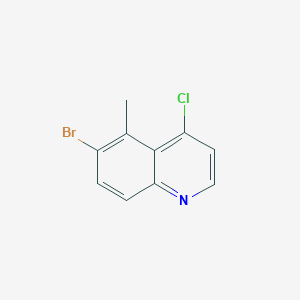 molecular formula C10H7BrClN B1384784 6-Bromo-4-chloro-5-methylquinoline CAS No. 1459275-73-0