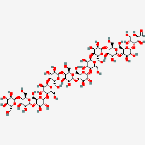 molecular formula C72H122O61 B13847870 Glc(a1-4)Glc(a1-4)Glc(a1-4)Glc(a1-4)Glc(a1-4)Glc(a1-4)Glc(a1-4)Glc(a1-4)Glc(a1-4)Glc(a1-4)Glc(a1-4)aldehydo-Glc 