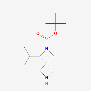 tert-Butyl 1-isopropyl-2,6-diazaspiro[3.3]heptane-2-carboxylate