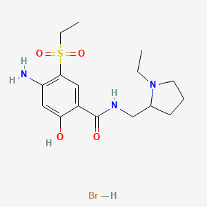 molecular formula C16H26BrN3O4S B13847962 Desmethyl Amisulpride Hydrobromide 