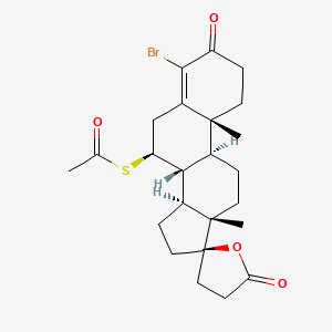 molecular formula C24H31BrO4S B13847979 4-Bromo-spironolactone 