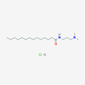 molecular formula C19H41ClN2O B1384798 N-[3-(Dimethylamino)propyl]tetradecanamide hydrochloride CAS No. 351523-23-4