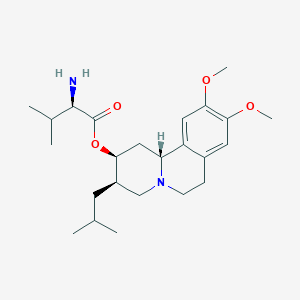 molecular formula C24H38N2O4 B13848009 (2S,3R,11bR)-Dihydrotetrabenazine D-Val 
