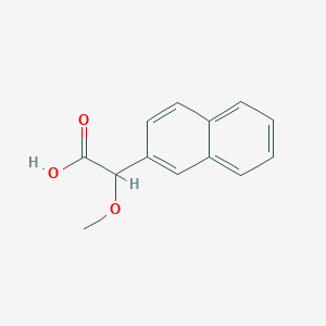 molecular formula C13H12O3 B13848013 Methoxy-2-naphthylacetic acid 
