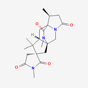 molecular formula C20H27N3O4 B1384806 16-keto-Aspergillimide CAS No. 199784-50-4