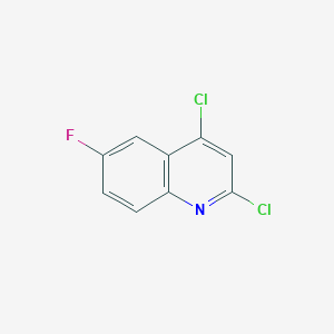 molecular formula C9H4Cl2FN B1384811 2,4-Dichloro-6-fluoroquinoline CAS No. 406204-74-8