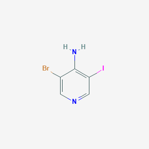molecular formula C5H4BrIN2 B1384829 3-Bromo-5-iodopyridin-4-amine CAS No. 902837-39-2