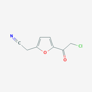 2-Furanacetonitrile, 5-(chloroacetyl)-
