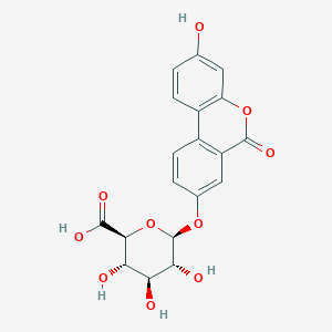 molecular formula C19H16O10 B13848310 Urolithin A glucuronide 