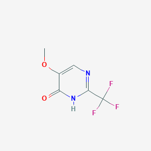 molecular formula C6H5F3N2O2 B1384842 5-Methoxy-2-(trifluoromethyl)-4-pyrimidinol CAS No. 808770-42-5