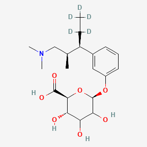 molecular formula C20H31NO7 B13848445 Tapentadol-d5 O-beta-D-Glucuronide 