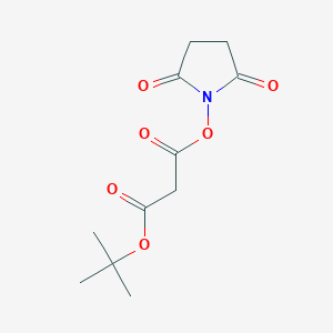 molecular formula C11H15NO6 B13848458 Mono-tert-butyl Malonate-N-succinimide 