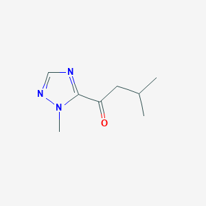 molecular formula C8H13N3O B1384847 3-Methyl-1-(1-methyl-1H-1,2,4-triazol-5-yl)butan-1-one CAS No. 959239-60-2