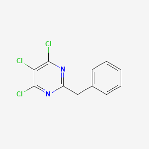 molecular formula C11H7Cl3N2 B13848478 2-Benzyl-4,5,6-trichloropyrimidine 
