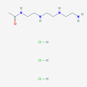 molecular formula C8H23Cl3N4O B13848530 N1-Acetyl Triethylenetetramine Trihydrochloride 