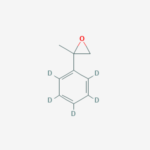 molecular formula C9H10O B13848650 alpha-Methylstyrene-d5 Oxide 