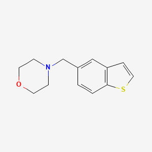 molecular formula C13H15NOS B13848693 Morpholine,4-(benzo[b]thien-5-ylmethyl)- 