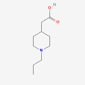 molecular formula C10H19NO2 B1384874 (1-Propyl-piperidin-4-yl)-acetic acid CAS No. 915921-94-7