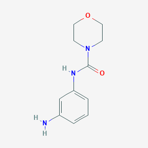 molecular formula C11H15N3O2 B1384886 N-(3-aminophenyl)morpholine-4-carboxamide CAS No. 919833-30-0
