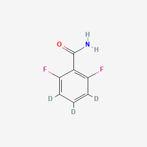 molecular formula C7H5F2NO B13848875 2,6-Difluorobenzamide-d3 