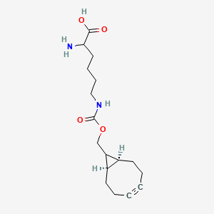 molecular formula C17H26N2O4 B13848879 Bicyclo [6.1.0] nonyne-lysine 